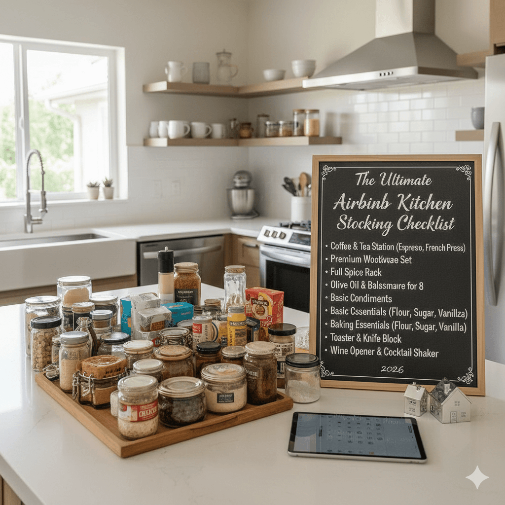 The Ultimate Airbnb Kitchen Stocking Checklist: Everything Your Guests (and Owners) Expect in 2026