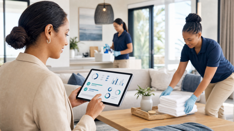 Automated Client Feedback Loops for Cleaning Teams