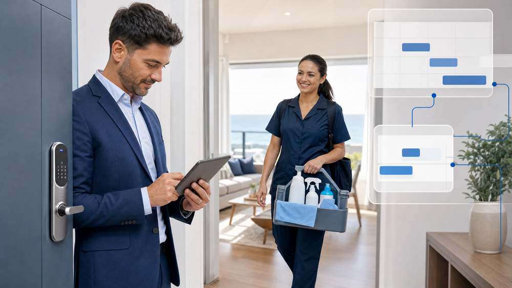 Automating Cleaner Entry Details for Vacation Rental Turnovers