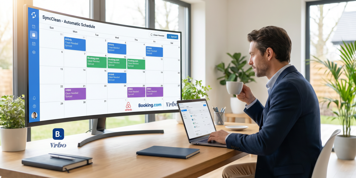 How to Sync Your Cleaning Schedule with Airbnb, Booking.com, and VRBO Automatically