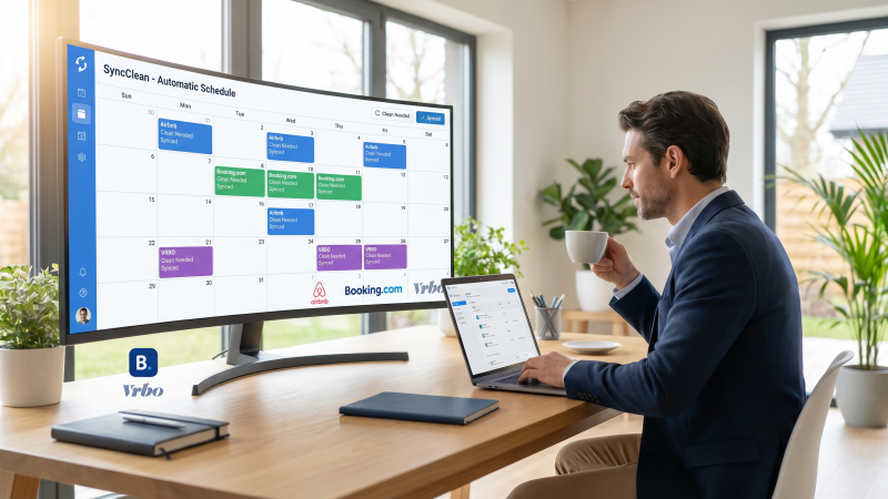 How to Sync Your Cleaning Schedule with Airbnb, Booking.com, and VRBO Automatically